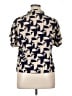 Unbranded Houndstooth Ivory Short Sleeve Blouse Size XL (estimated) - photo 2
