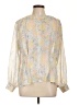 Tess 100% Polyester Ivory Long Sleeve Blouse Size 10 - photo 1