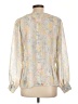 Tess 100% Polyester Ivory Long Sleeve Blouse Size 10 - photo 2