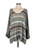 Assorted Brands Stripes Gray Pullover Sweater Size Med - Lg - photo 1