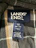 Lands' End 100% Cotton Plaid Gray Long Sleeve Button-Down Shirt Size 1X - photo 7