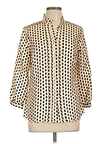 Elizabeth McKay 3/4 Sleeve Silk Top (view 1)