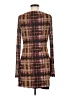 Assorted Brands Plaid Brown Casual Dress Size M - photo 2