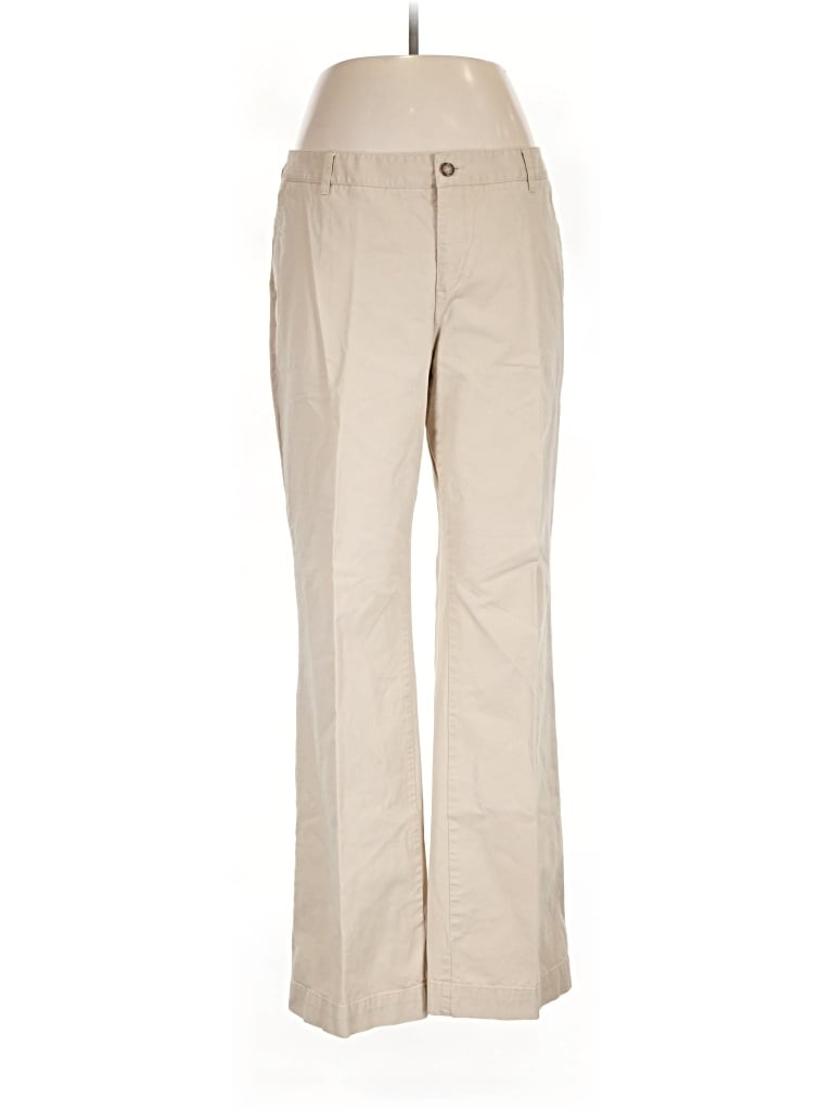 Pre-owned Eddie Bauer Dress Pants In Tan