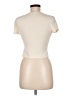 Shein Ivory Short Sleeve Turtleneck Size 6 - photo 2