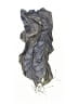 Sevya Gray Blue Silk Scarf One size - photo 2