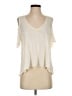 Free People Ivory Short Sleeve Top Size S - photo 1