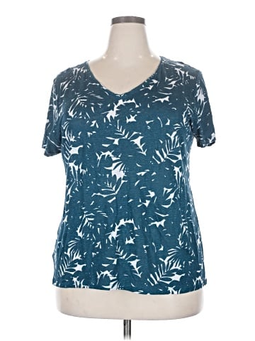 Ann Taylor Short Sleeve Henley (view 1)