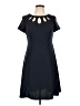 Alyx Solid Black Casual Dress Size 12 (petite) - photo 1