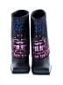 Azalea Wang Black Ankle Boots Size 7 1/2 - photo 2