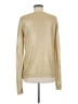 Majestic Filatures Metallic Gold Pullover Sweater Size Med (2) - photo 2