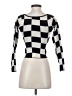 Assorted Brands Checkered-gingham Black Pullover Sweater Size XS (estimated) - photo 2
