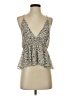 En Creme 100% Polyester Green Sleeveless Blouse Size S - photo 1