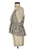 En Creme 100% Polyester Green Sleeveless Blouse Size S - photo 5