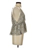 En Creme 100% Polyester Green Sleeveless Blouse Size S - photo 4