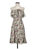 Unbranded Floral Gray Cocktail Dress Size XS (estimated) - photo 1