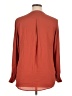 metaphor 100% Polyester Orange Long Sleeve Blouse Size XL - photo 2