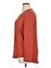 metaphor 100% Polyester Orange Long Sleeve Blouse Size XL - photo 5