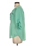My Michelle 100% Polyester Green 3/4 Sleeve Blouse Size S - photo 5