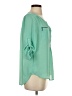 My Michelle 100% Polyester Green 3/4 Sleeve Blouse Size S - photo 4