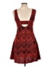 Bebop 100% Polyester Hearts Red Cocktail Dress Size L - photo 2