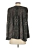 Free People 100% Polyester Gray Long Sleeve Blouse Size S - photo 2
