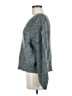 Q&A Chevron-herringbone Gray Pullover Sweater Size M - photo 5