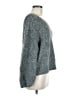 Q&A Chevron-herringbone Gray Pullover Sweater Size M - photo 4