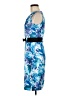 DressBarn Print Blue Cocktail Dress Size 6 - photo 5