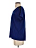 Tahari 100% Polyester Color Block Blue Short Sleeve Top Size S - photo 5