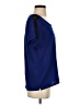 Tahari 100% Polyester Color Block Blue Short Sleeve Top Size S - photo 4