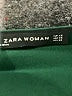 Zara Solid Green Casual Dress Size XS - photo 7