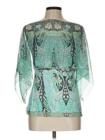 Elie Tahari 3/4 Sleeve Silk Top (view 1)