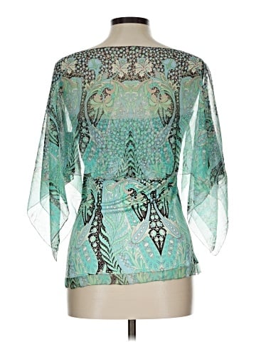 Elie Tahari 3/4 Sleeve Silk Top (view 2)