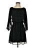 Express Polka Dots Black Casual Dress Size XS - photo 1