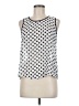 Monteau 100% Polyester Silver Sleeveless Blouse Size M - photo 1