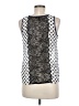 Monteau 100% Polyester Silver Sleeveless Blouse Size M - photo 2