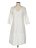 Unbranded Solid White Casual Dress Size S - photo 1