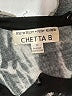 Chetta B Graphic Black Casual Dress Size 10 - photo 7