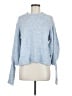 Line & Dot Blue Pullover Sweater Size M - photo 1