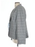 Nine West Checkered-gingham Gray Blazer Size 16 - photo 5