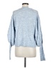 Line & Dot Blue Pullover Sweater Size M - photo 2