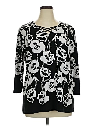 Allison Daley 3/4 Sleeve Blouse (view 1)