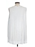 MICHAEL Michael Kors 100% Polyester White Sleeveless Blouse Size 1X - photo 2