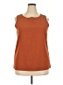 Unbranded 100% Polyester Orange Sleeveless Blouse Size XXL - photo 1