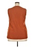 Unbranded 100% Polyester Orange Sleeveless Blouse Size XXL - photo 2