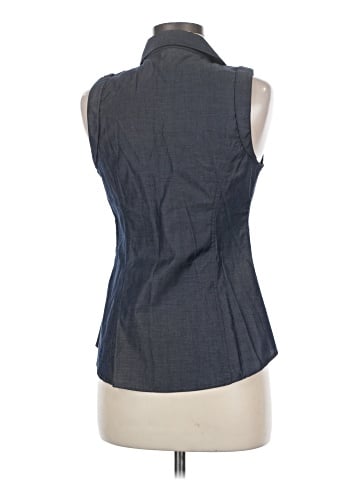 Express Design Studio Sleeveless Button-Down Shirt (view 2)
