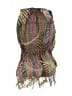 Unbranded 100% Polyester Purple Green Scarf One size - photo 2