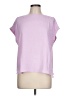 Ann Taylor 100% Polyester Pink Short Sleeve Blouse Size L - photo 1