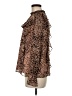 Rachel Parcell 100% Polyester Animal Print Brown Long Sleeve Blouse Size M - photo 5